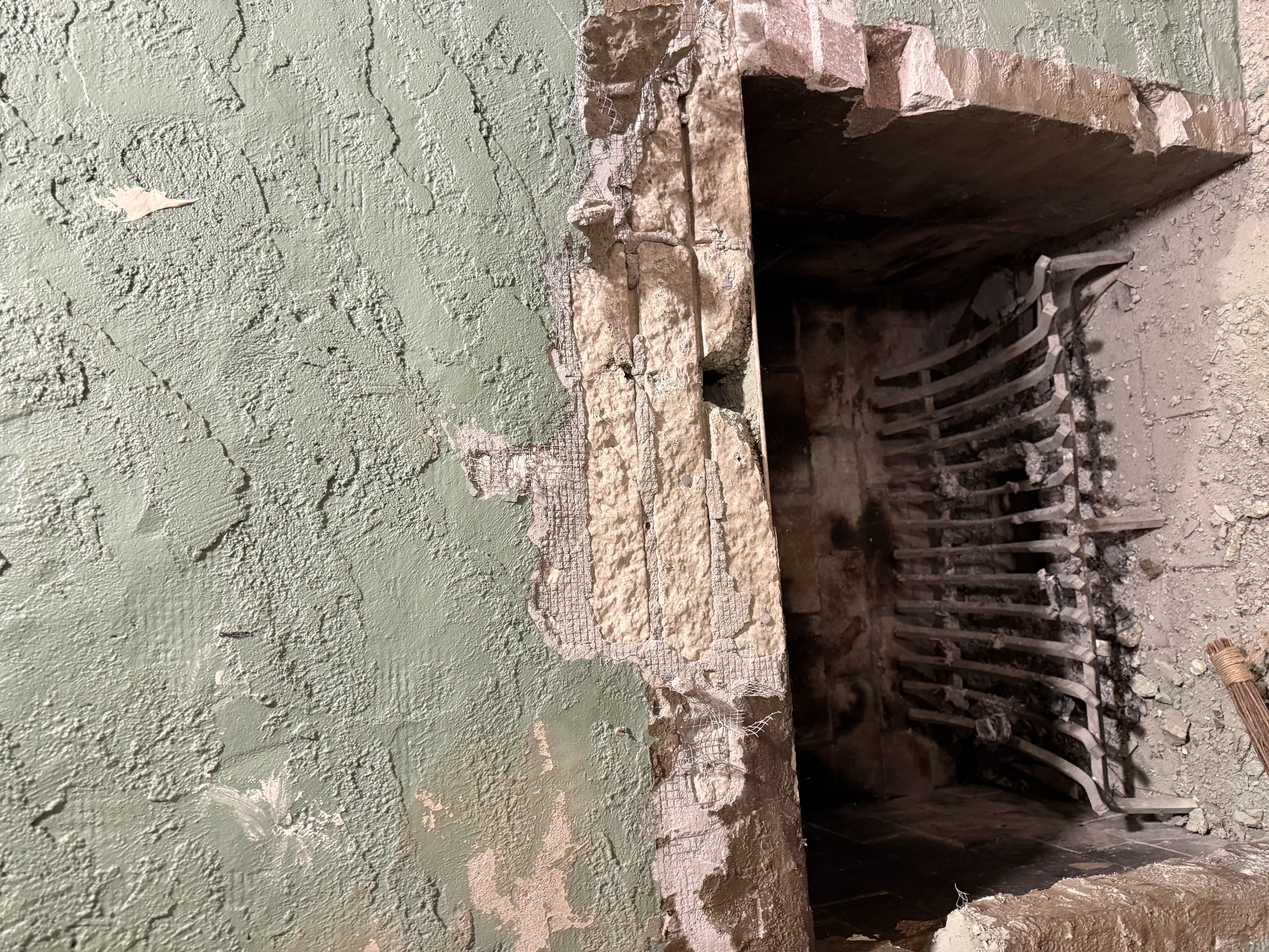 Fireplace demo - layers exposed